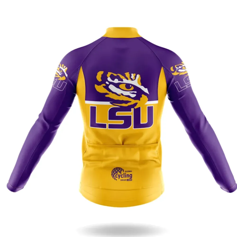 LSU Tigers Eye Cycling Jersey Purple/Gold/White