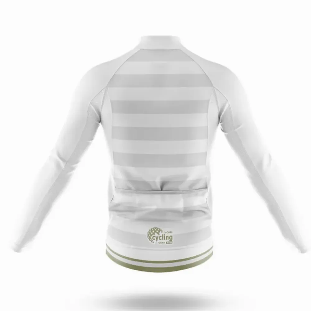 Texas S30 Cycling Jersey Striped White/Green/Red