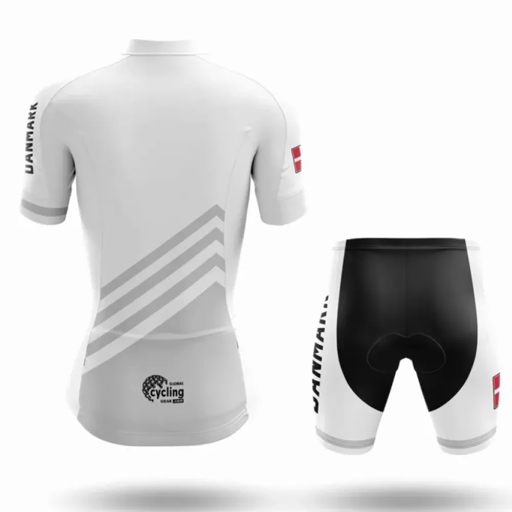 Danmark S5 Cycling Kit White/Black/Grey