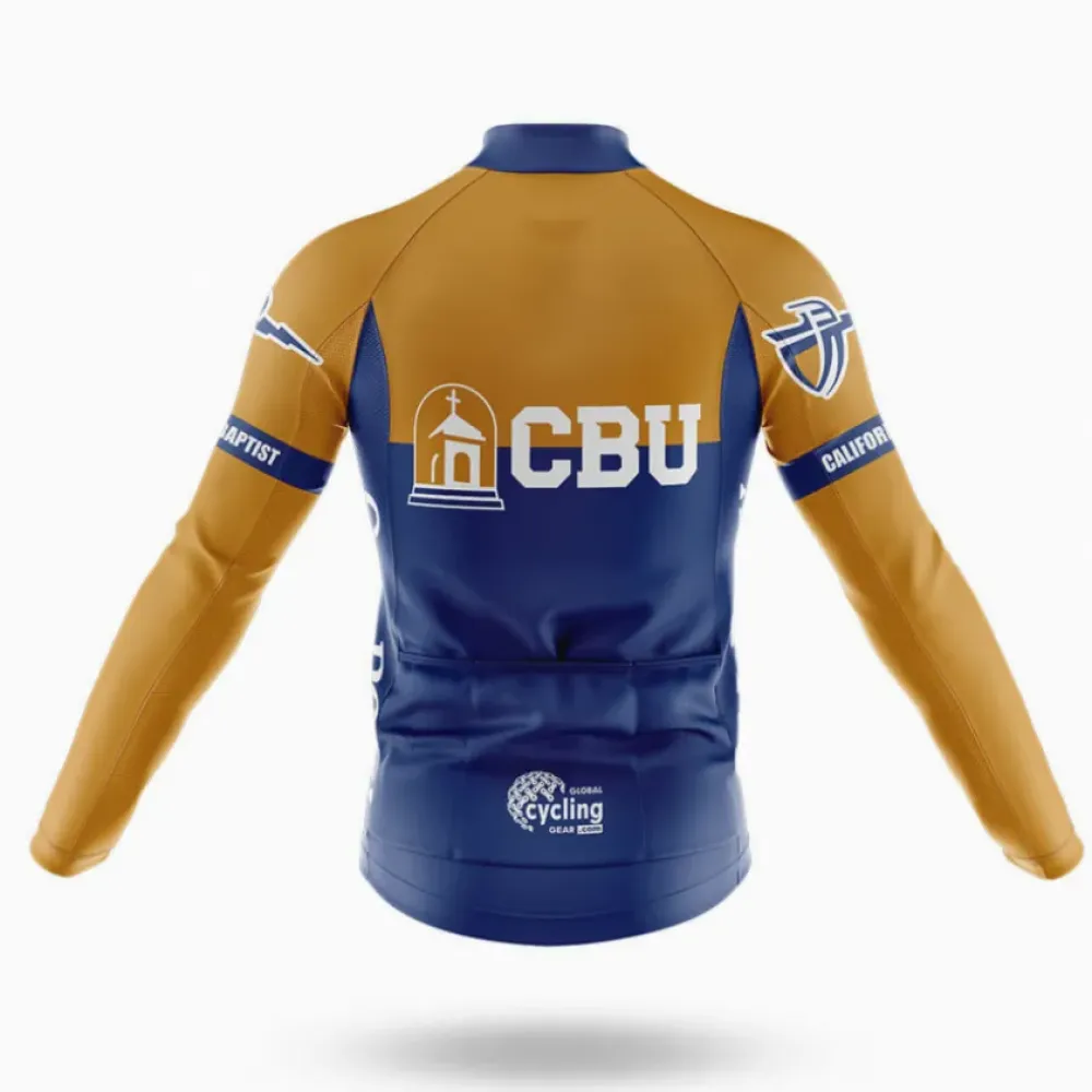 California Baptist University Cycling Jersey Ver.2 Feature Navy/Gold/White