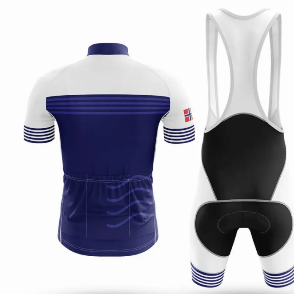 Norway V19 Cycling Jersey Navy/White/Red