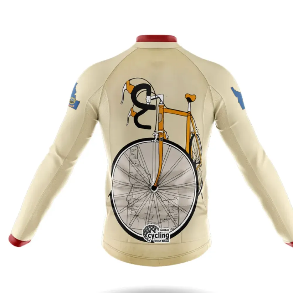 Idaho Riding Club Cycling Kit Vintage Style Beige/Red/Black