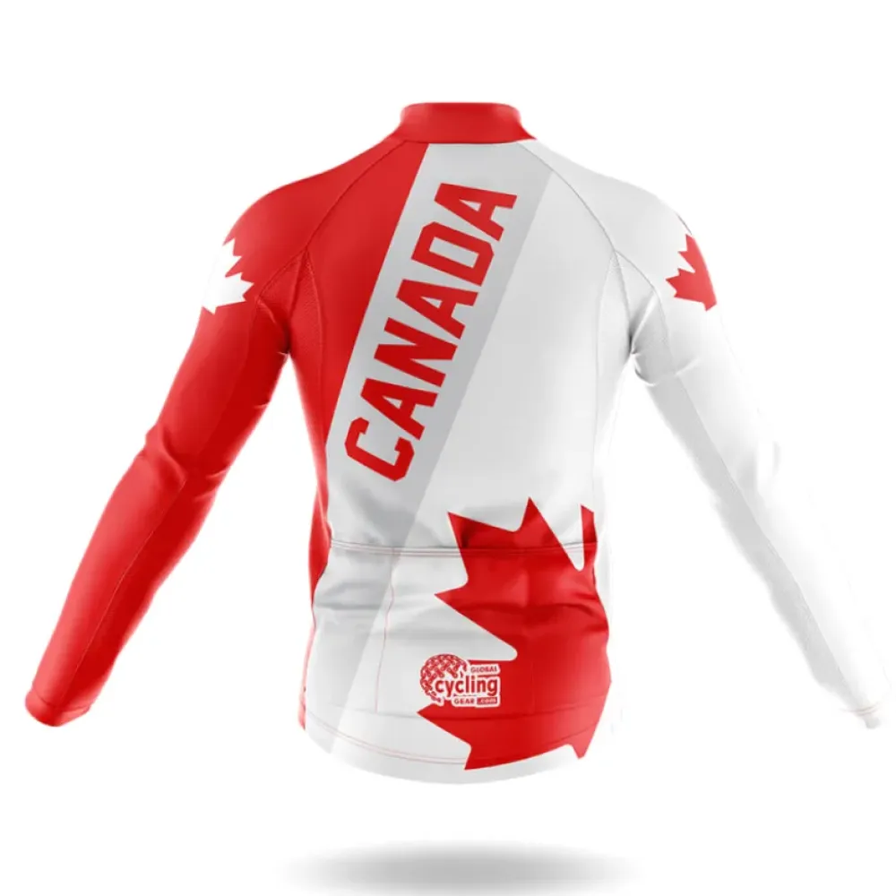 Cycling Bibs Bold Canada White/Red/Black