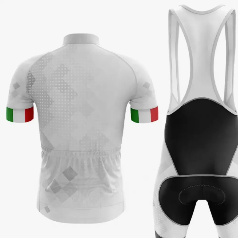 Italy Cycling Kit Italian Flag White/Green/Red