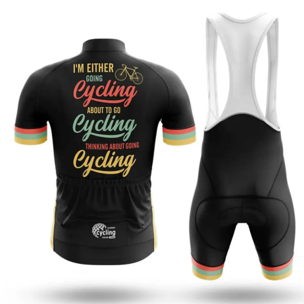 Cycling Bibs Breathable Black/Gold/Red