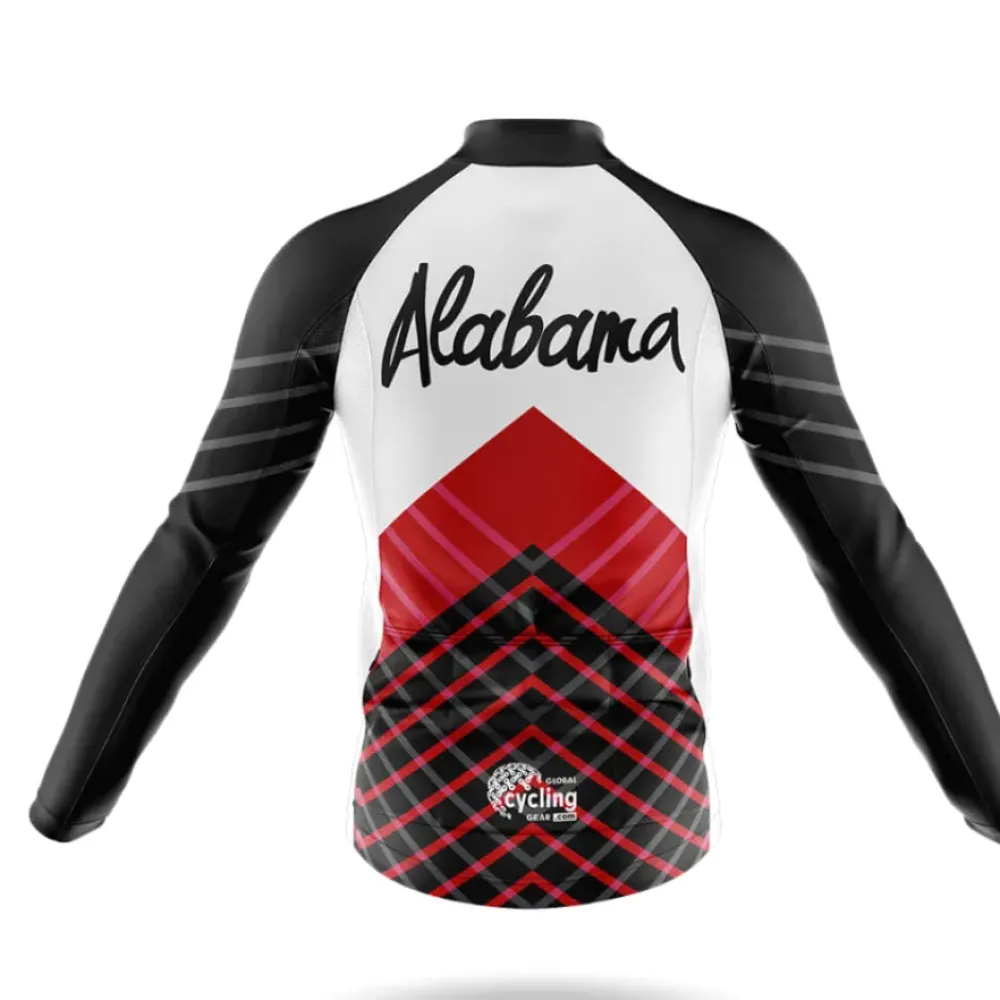 Alabama Symbol Cycling Kit Full Set Black/Red/White