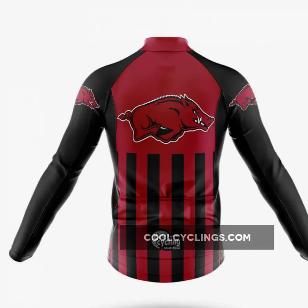 University of Arkansas USA Cycling Jersey Wild Hog Red/Black/White