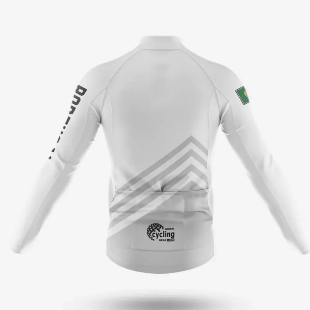 Portugal S5 Long Sleeve White/Grey/Red