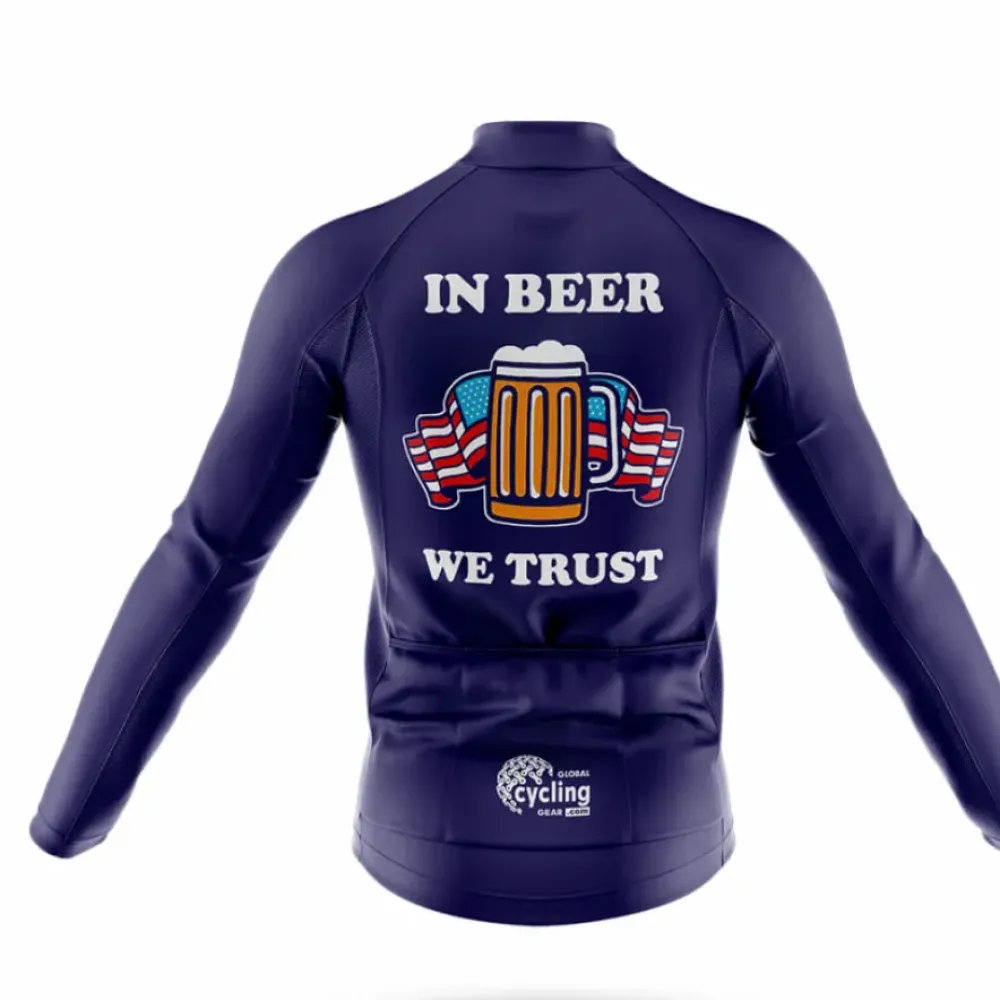 Cycling Bibs Trust Beer Navy/White/Purple