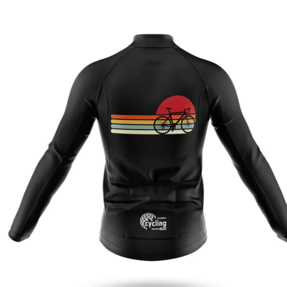 Cycling Kit Retro Bicycle Black/Orange/Grey