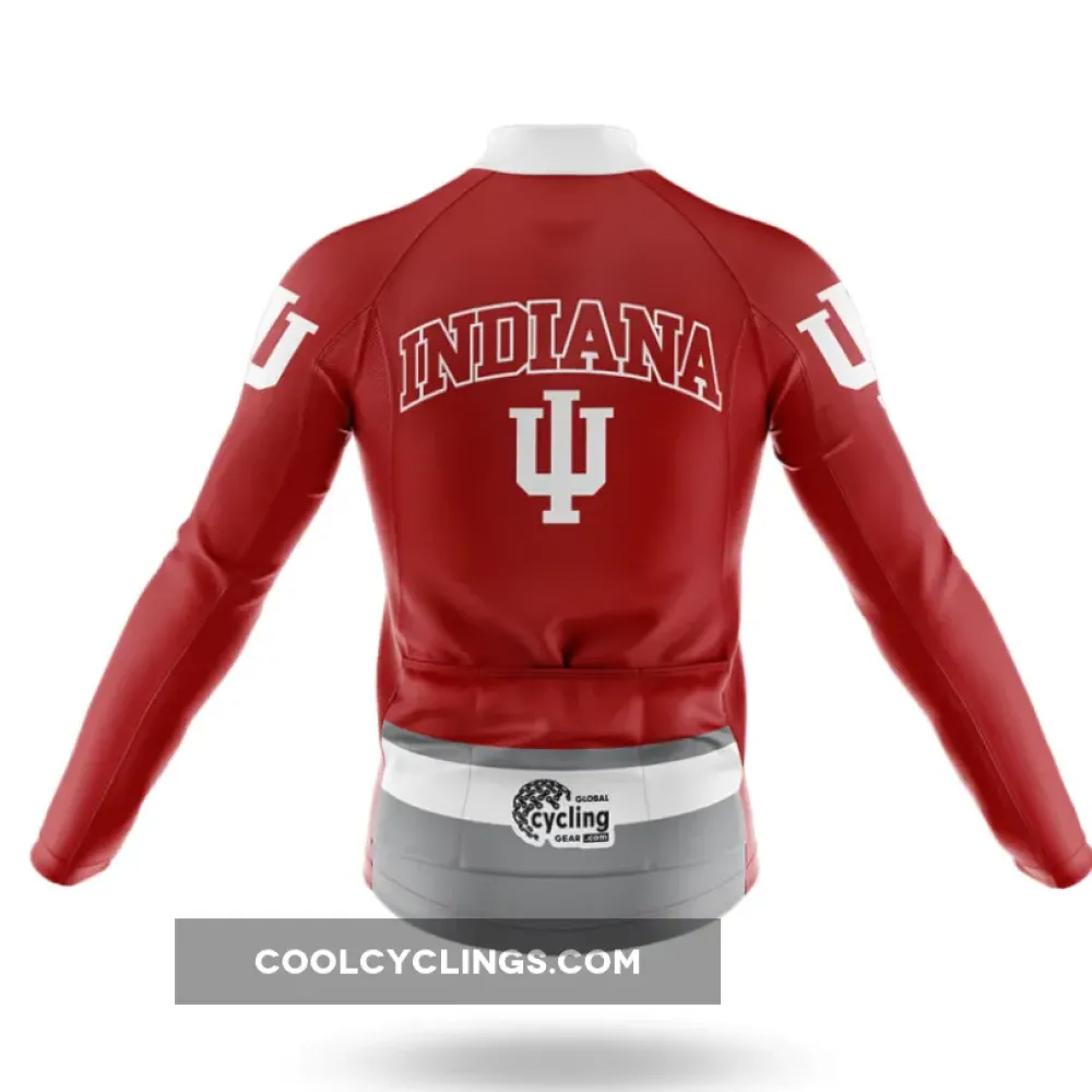 Indiana University Bloomington Cycling Jersey IU Red/Grey/White