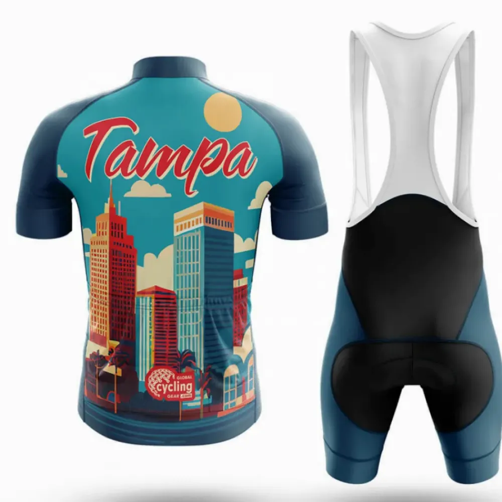 Cycling Kit Tampa FL Vintage Navy/Teal/White
