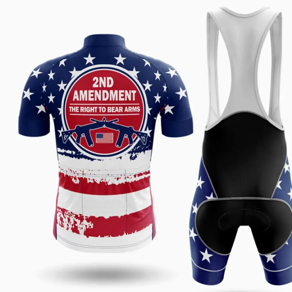 2nd Amendment Cycling Jersey Navy/Red/White