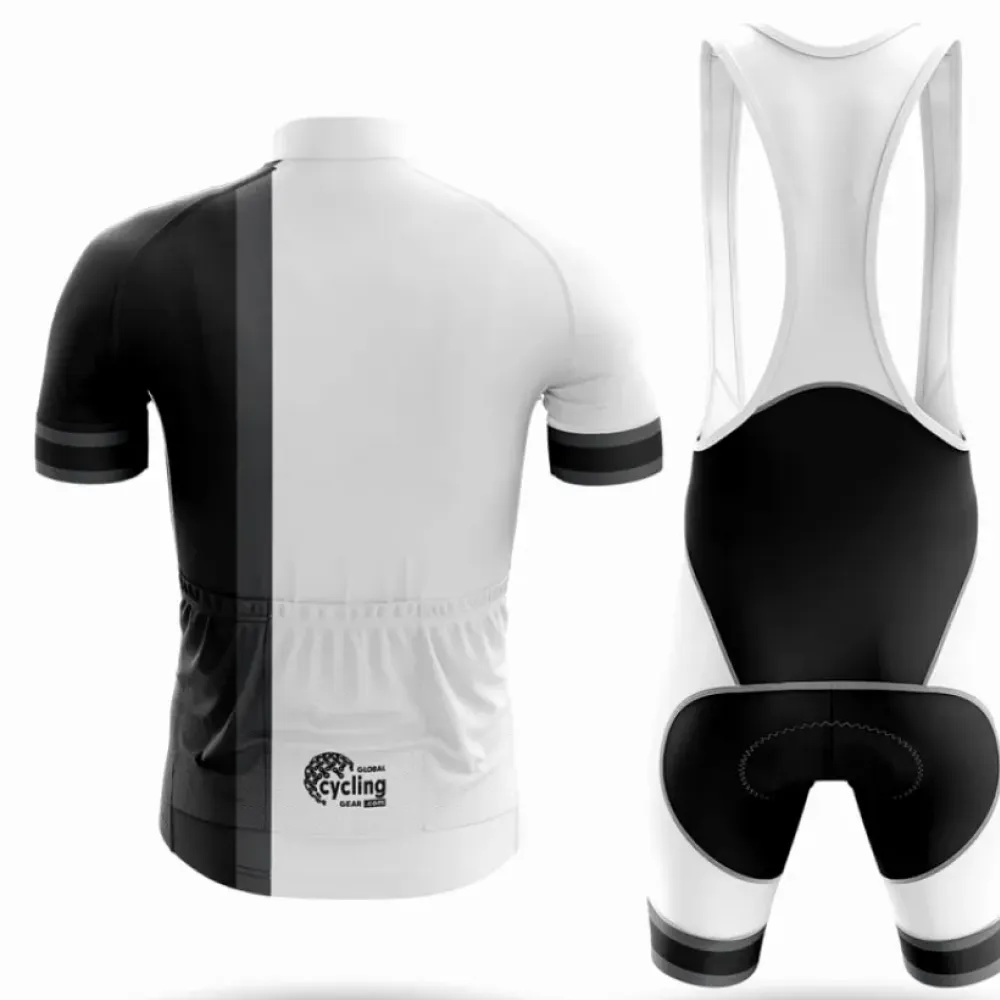 May Cycling Bibs Breathable White/Black/Grey