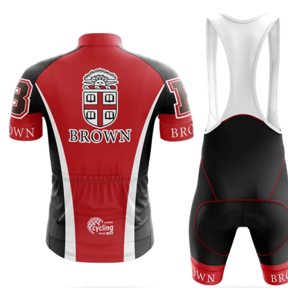 Brown University Cycling Jersey Classic Red/Black/White