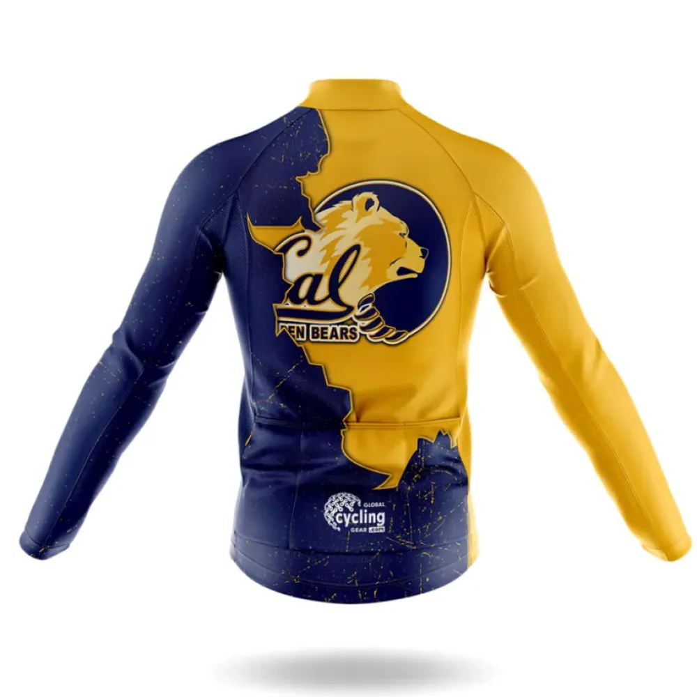 University of California Cycling Bibs Comfortable Navy/Yellow/White