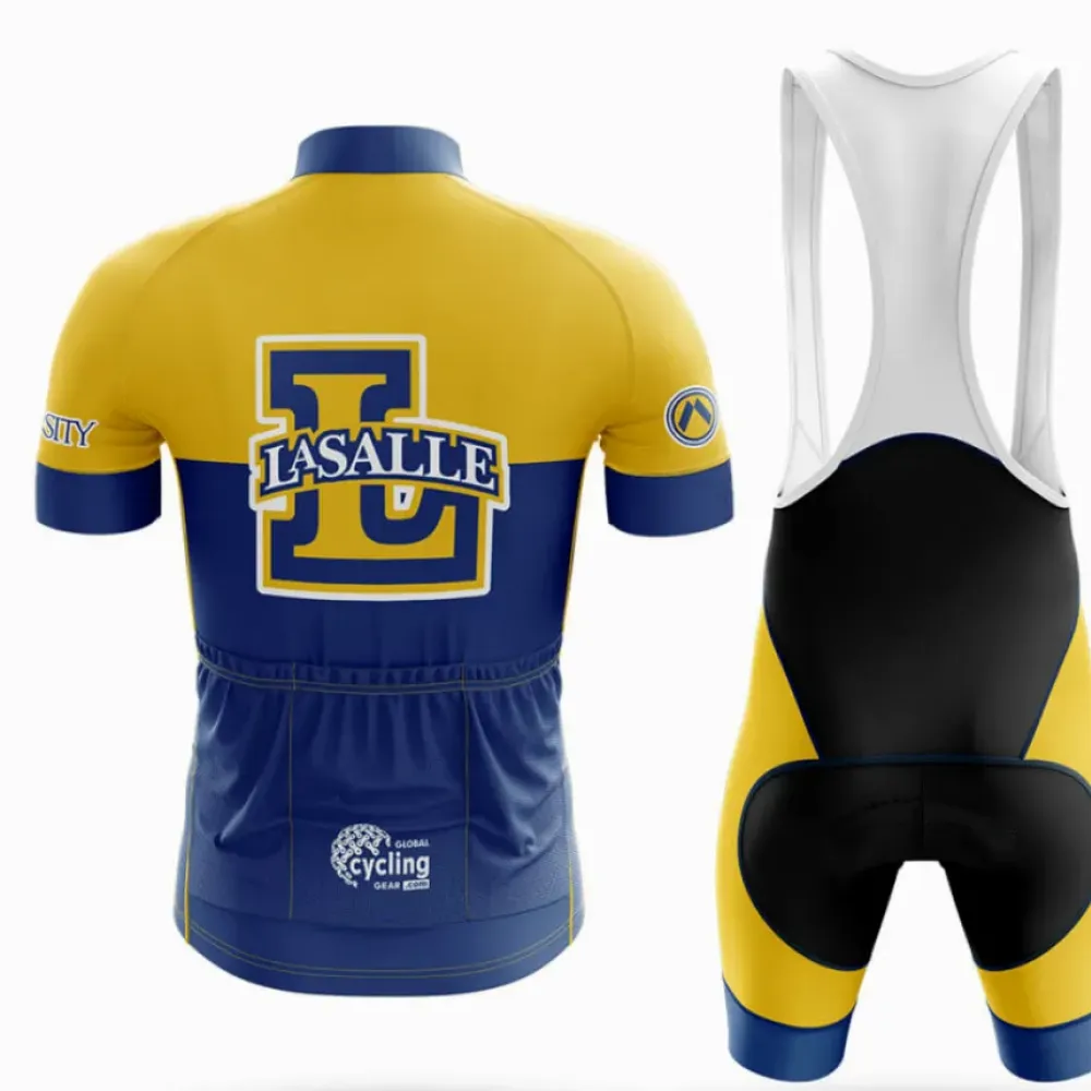 La Salle University Cycling Bibs Ver.2 Comfortable Yellow/Black/White