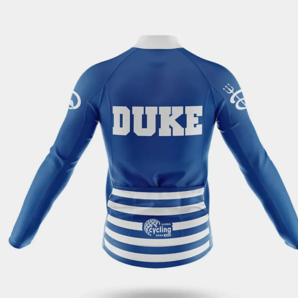 Duke Cycling Kit Full Set Blue/White/Black