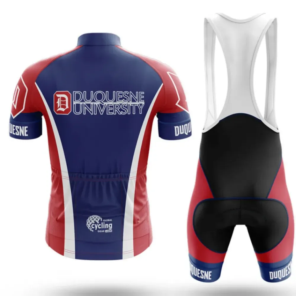 Duquesne University Cycling Kit Full Set Navy/Red/White