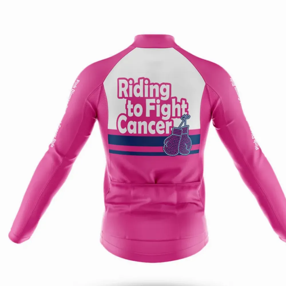 Pink Diamond 2023 Cycling Jersey Breast Cancer Awareness Pink/White/Dark Blue