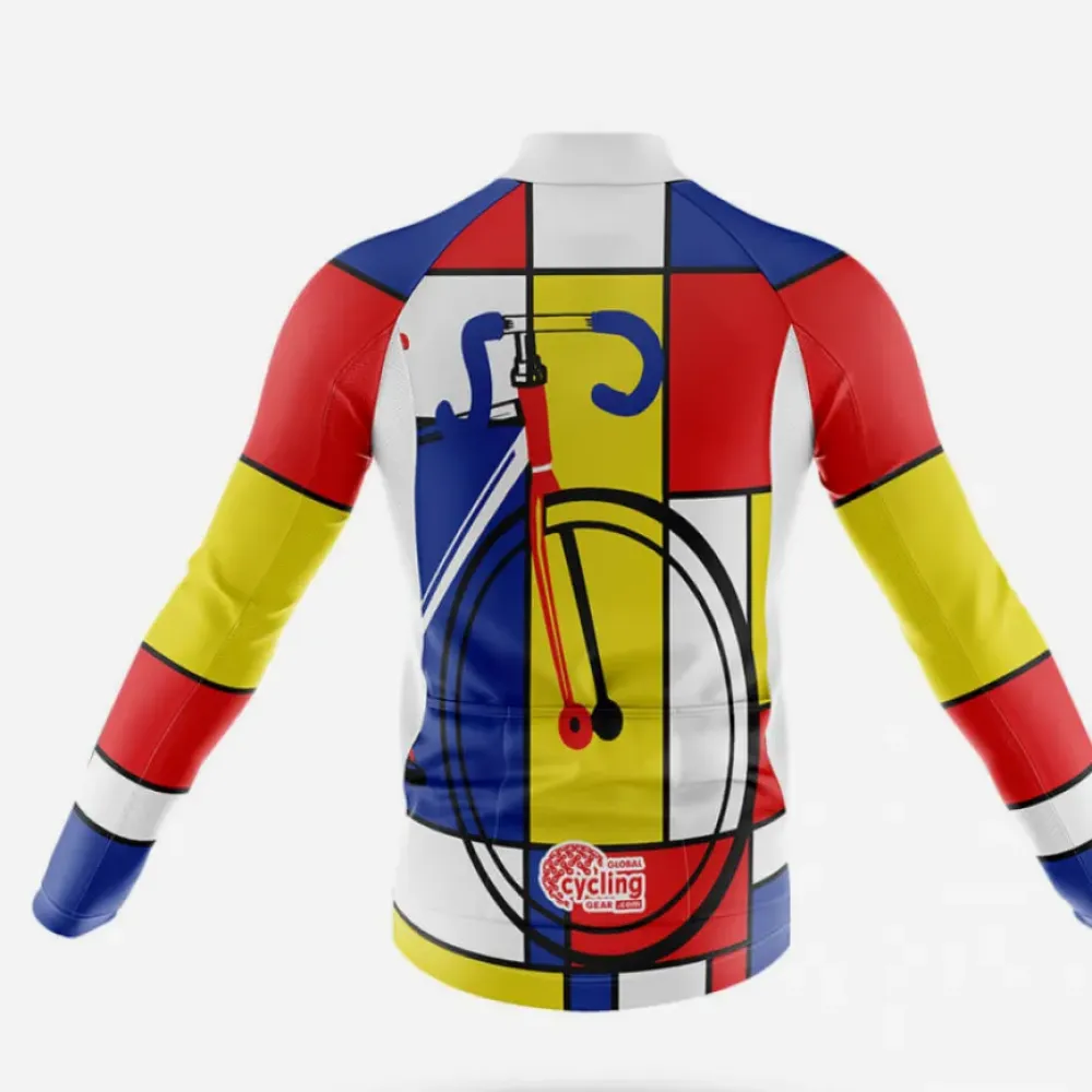 Cubism Cycling Kit Abstract Red/Yellow/Blue