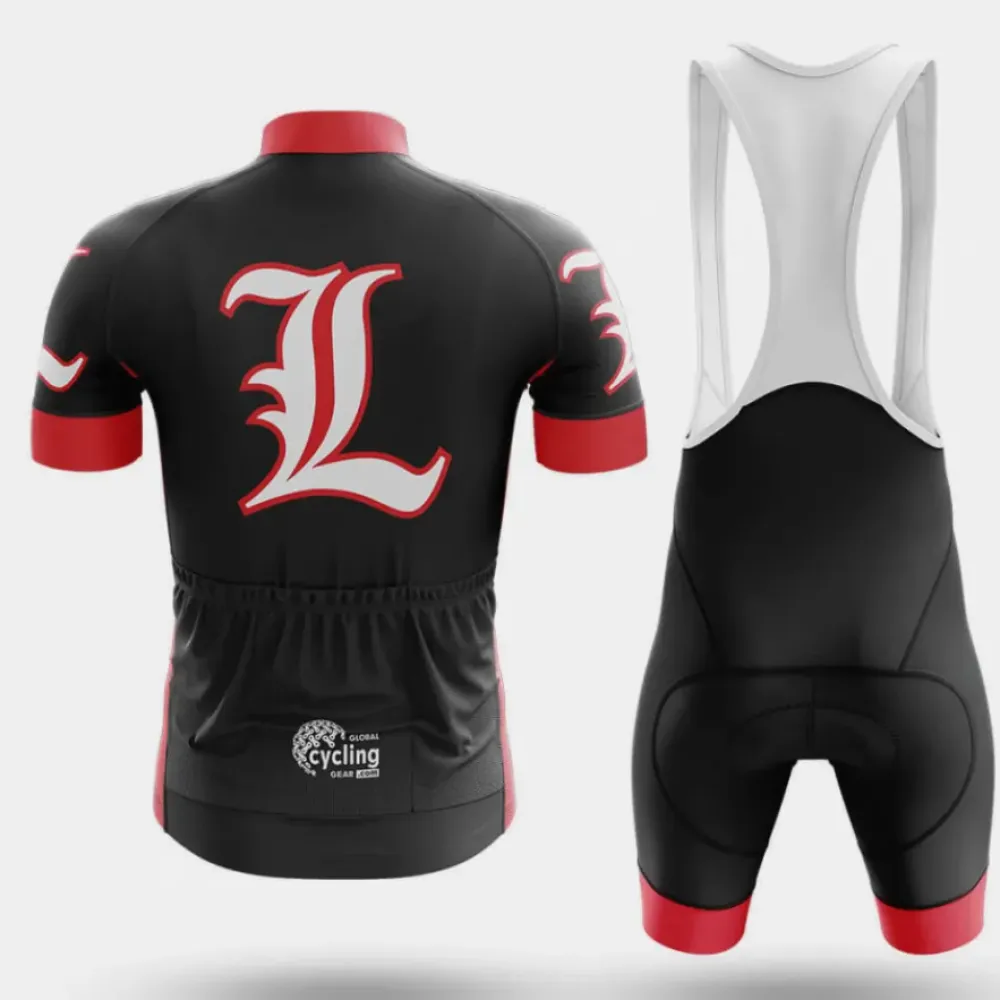 Louisville Cycling Jersey L Black/Red/Pink