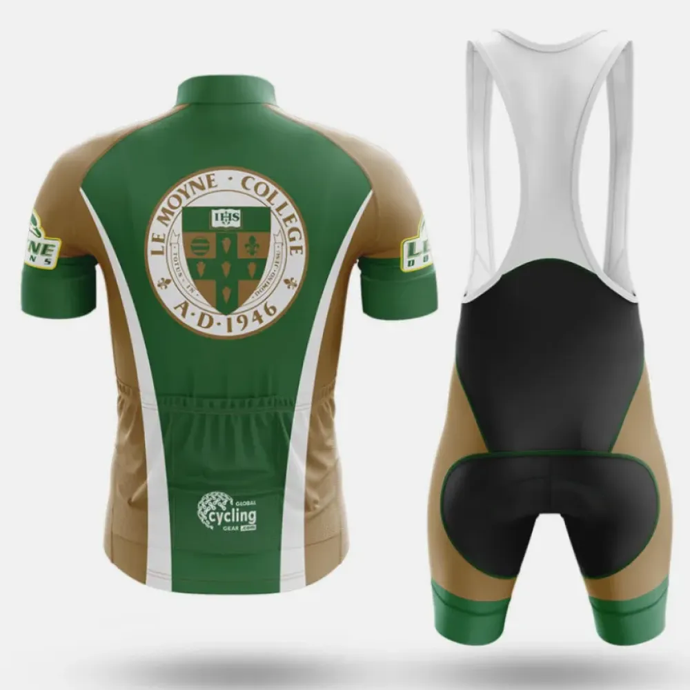 Le Moyne College Cycling Kit Full Set Green/Brown/White