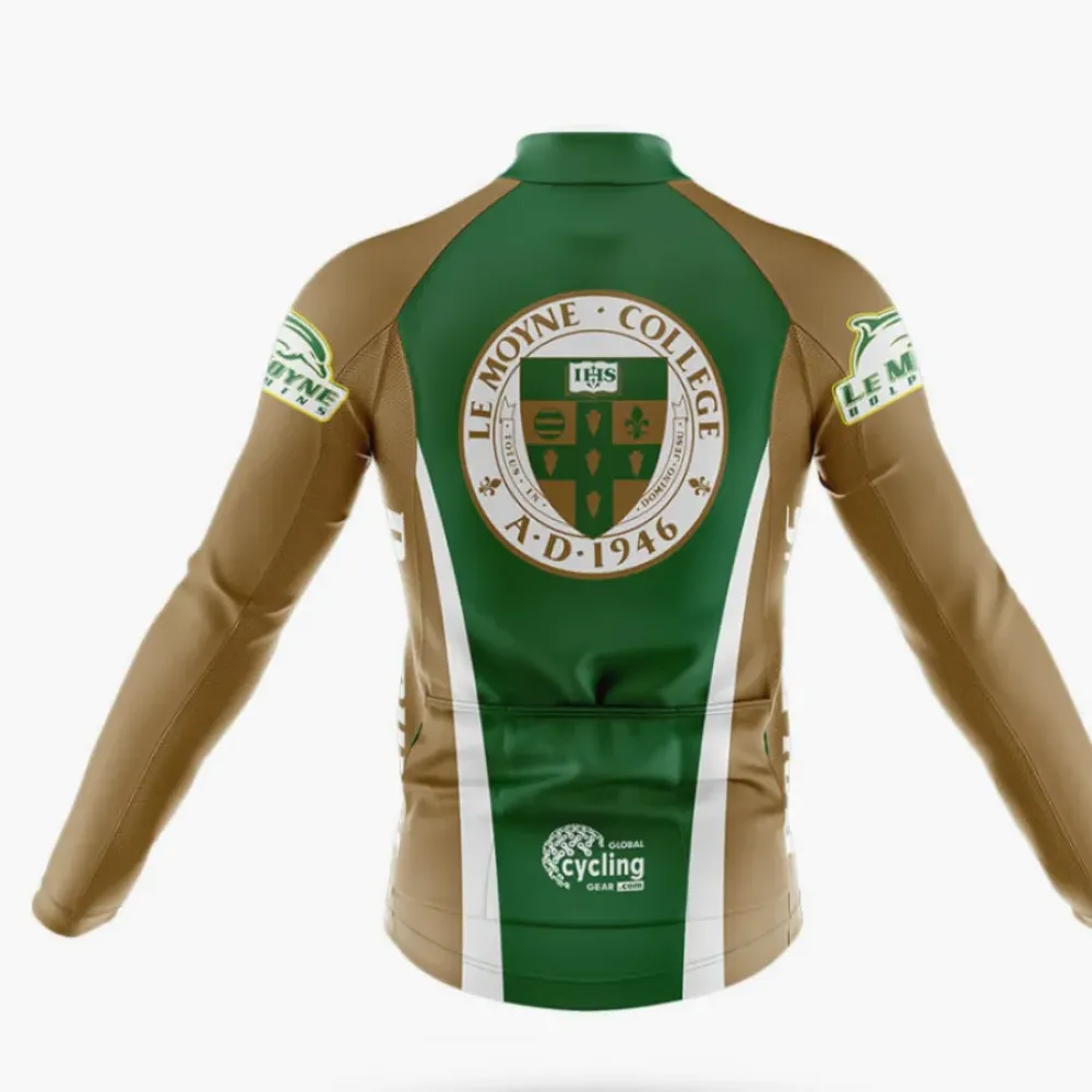 Le Moyne College Cycling Kit Full Set Green/Brown/White