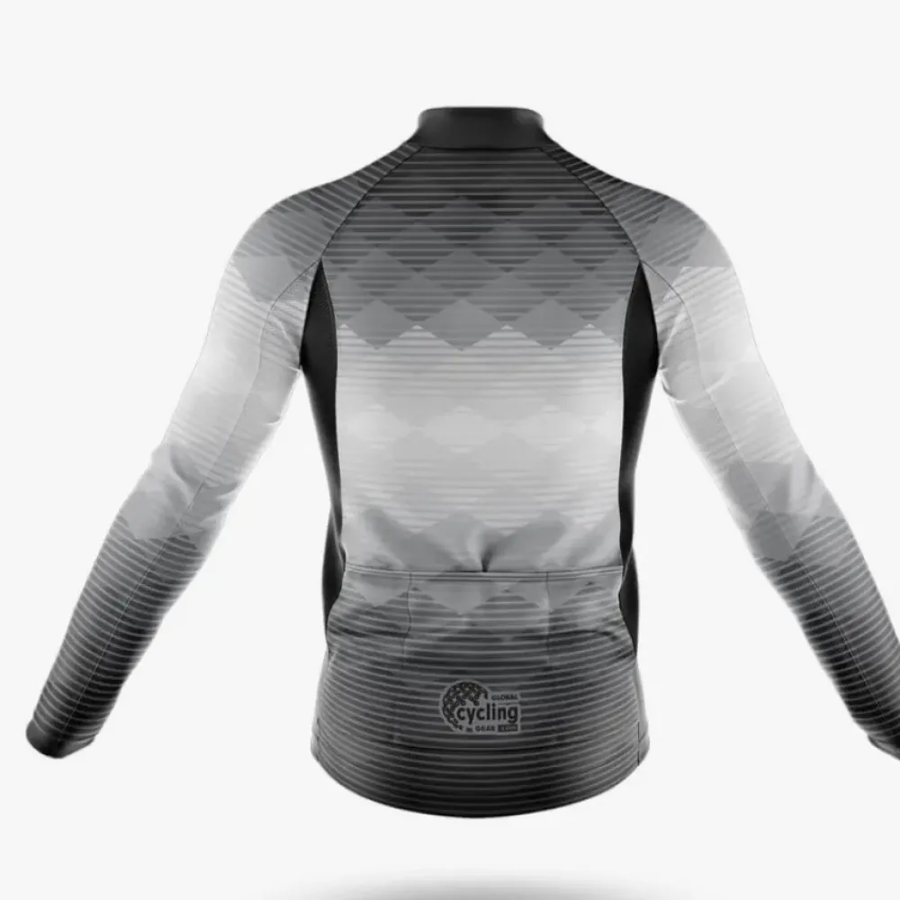 Cycling Kit Black/White/Grey Full Set