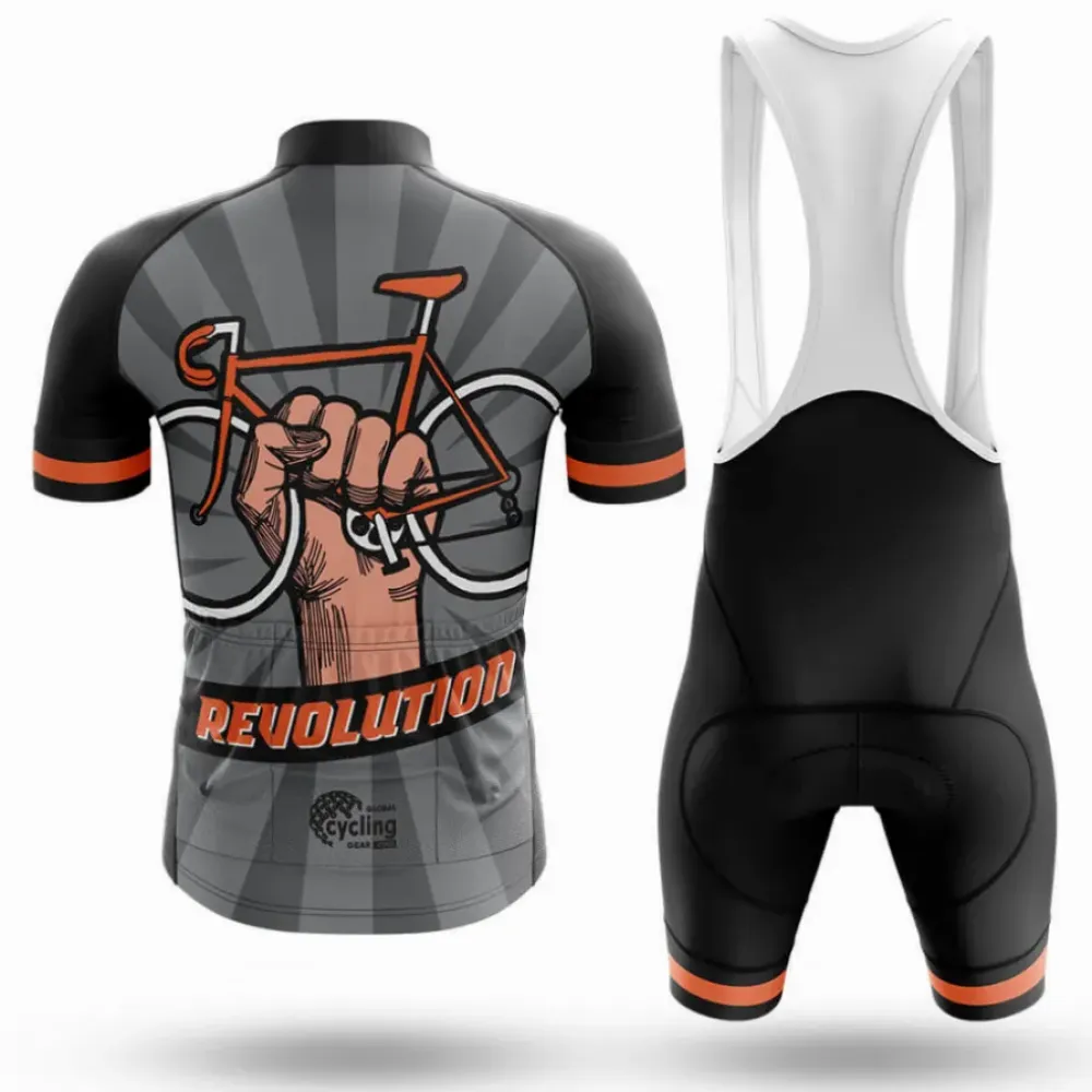 Revolution Bike Jersey Racing Black/Orange/Grey
