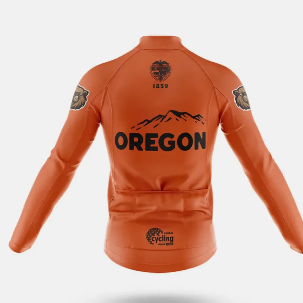 Oregon State Cycling Bibs Bear Black/Orange/Brown