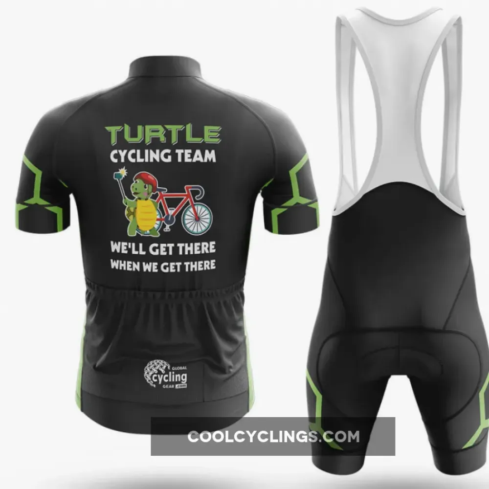Turtle Cycling Team V7 Funny Design Black/Green/Red