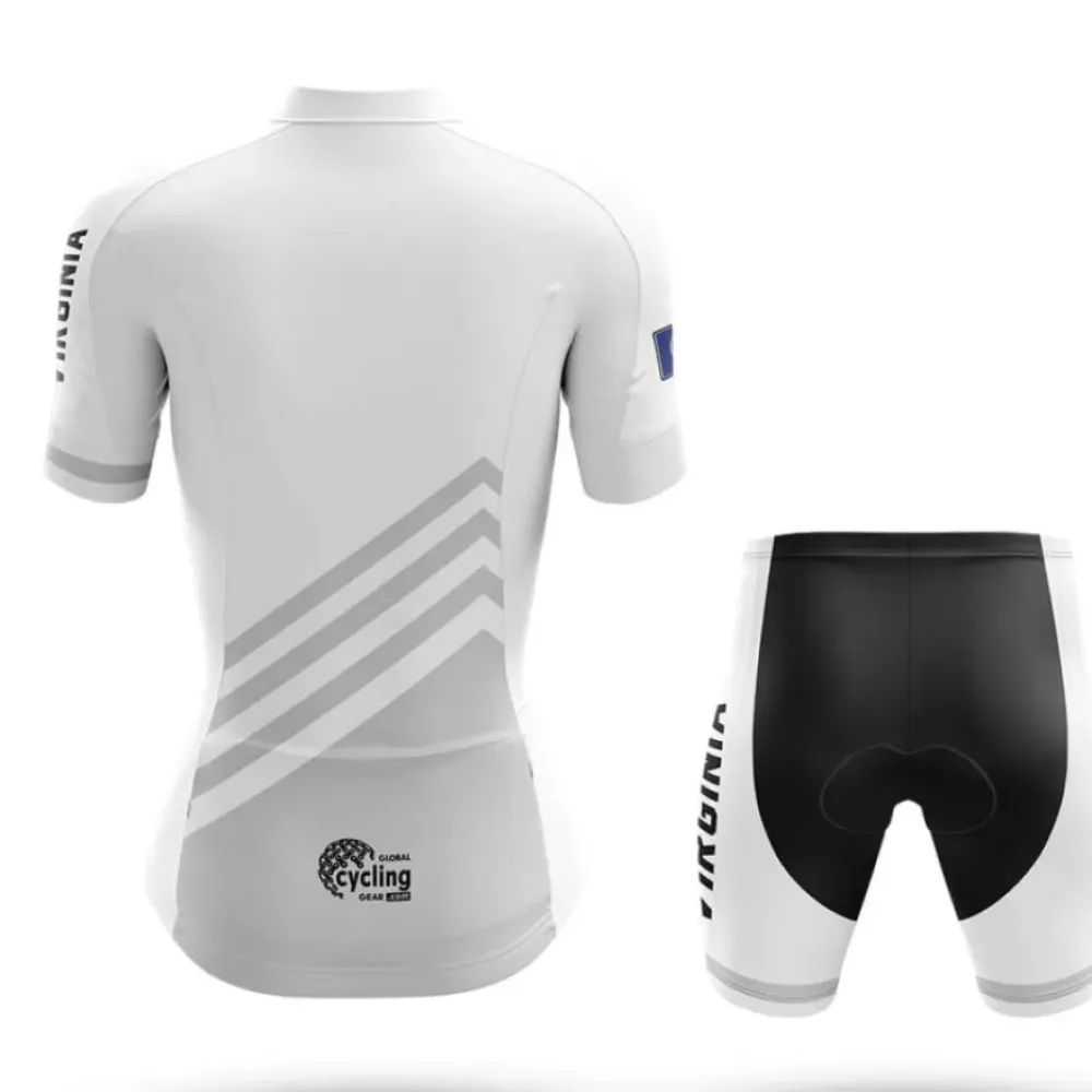 Virginia S4 Women Cycling Kit White/Gray/Black