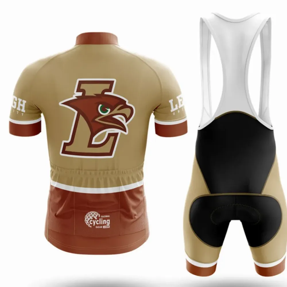 Lehigh Cycling Bibs Comfortable Black/Gold/White