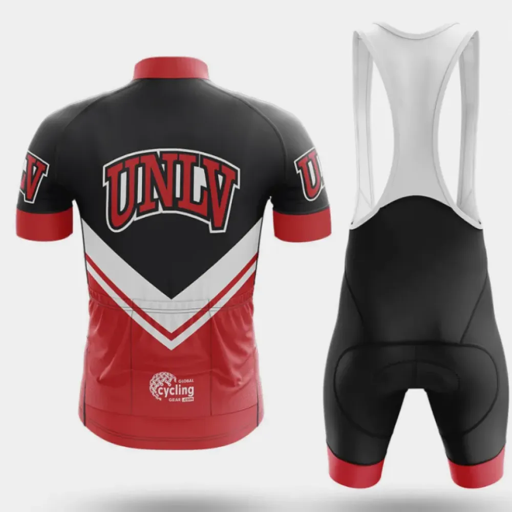 University of Nevada Las Vegas Cycling Bibs Ver.3 Comfortable Black/Red/White