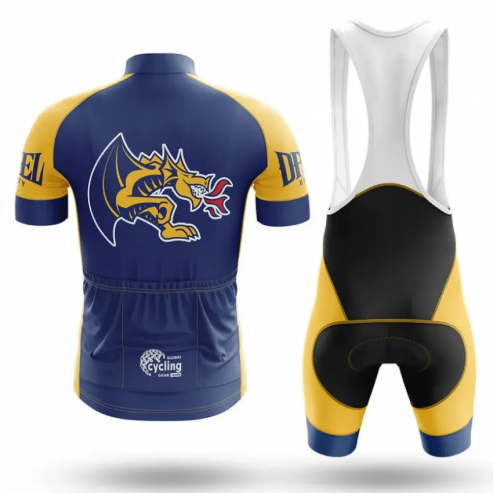 Drexel Dragons Cycling Jersey Navy/Yellow/Gold
