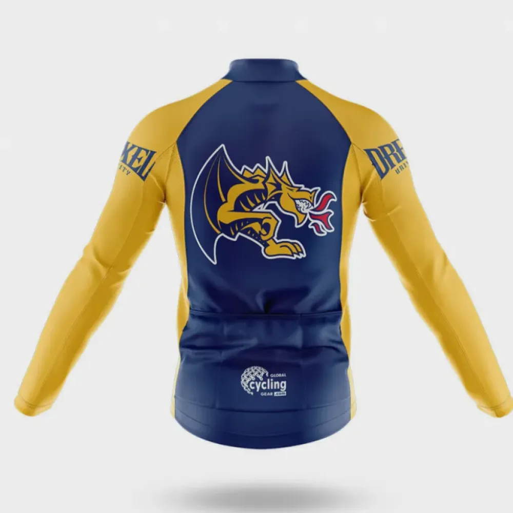Drexel Dragons Cycling Jersey Navy/Yellow/Gold