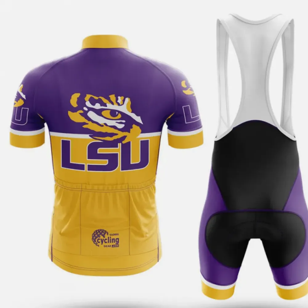 LSU Tigers Eye Cycling Bibs //