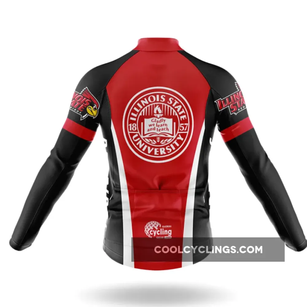Illinois State University Cycling Kit Full Set Red/Black/White