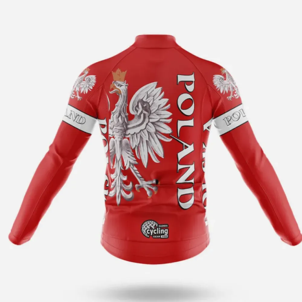Poland Team Cycling Kit Eagle Red/Black/White