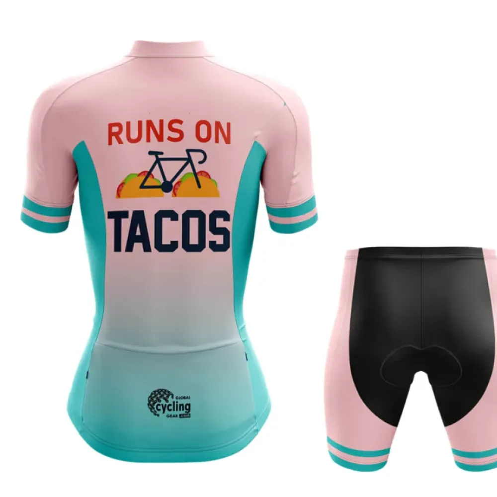 Taco Rider Runs On Tacos Pink/Teal/Black