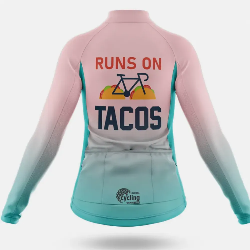 Taco Rider Runs On Tacos Pink/Teal/Black