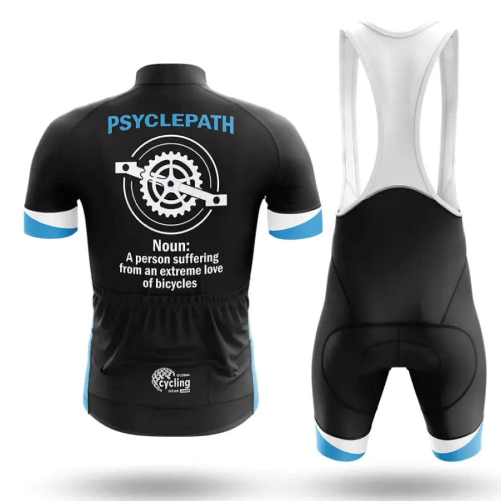 Psyclepath Bibs Breathable Black/Blue/White
