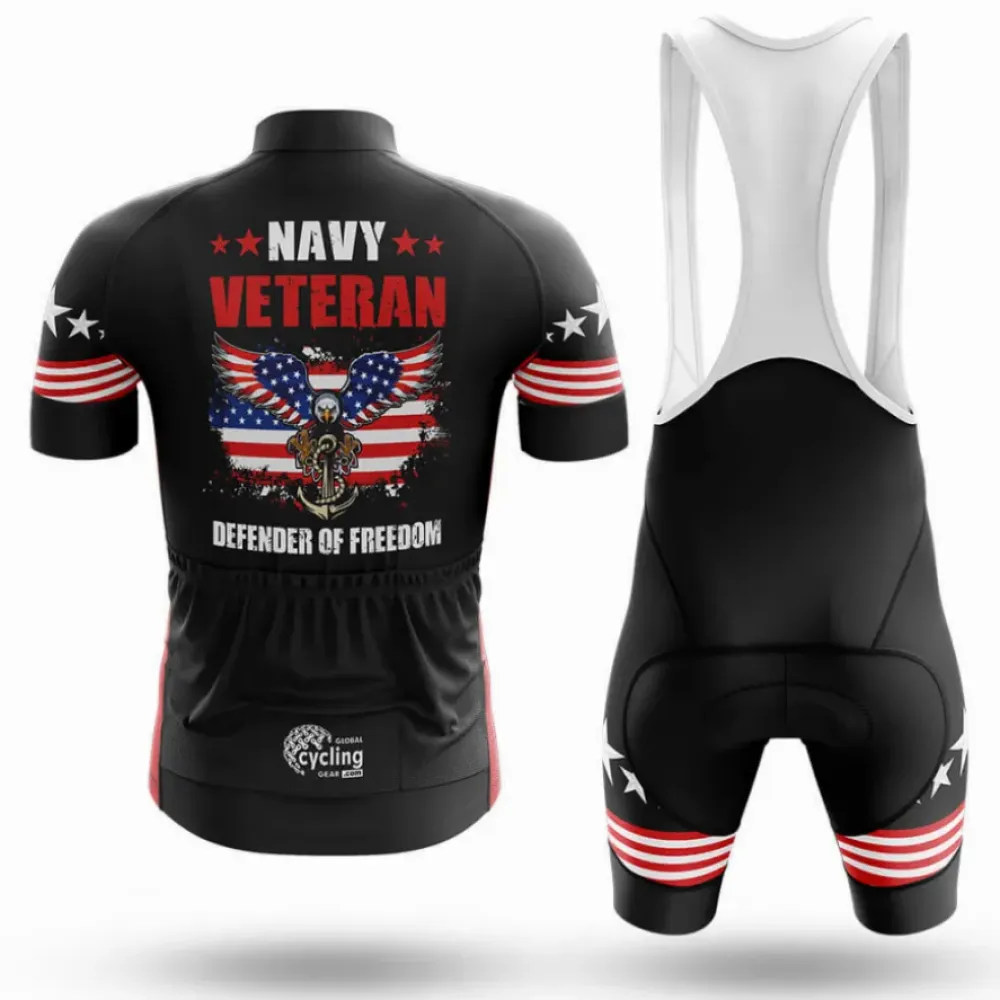 Navy Veteran Defender of Freedom Black/Red/White