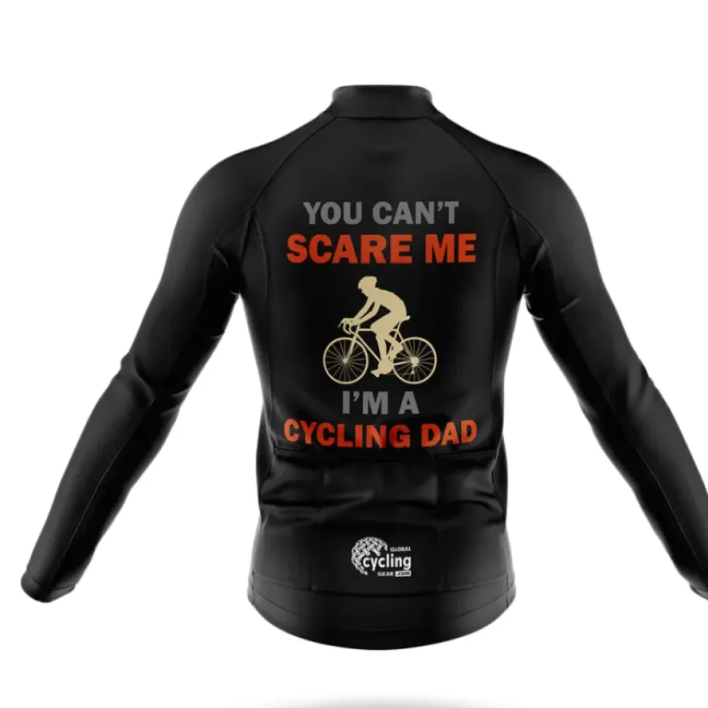 Cycling Dad Jersey Bold Statement Black/Orange/Grey