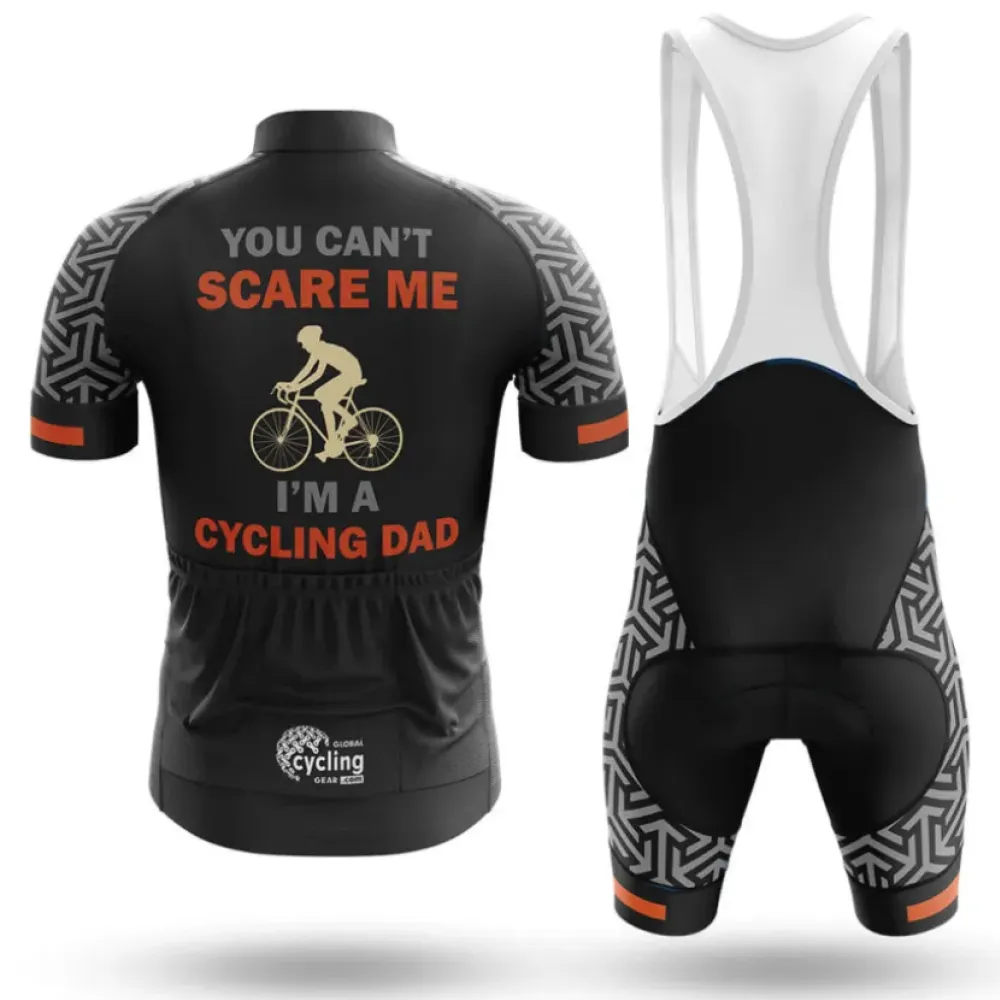 Cycling Dad Jersey Bold Statement Black/Orange/Grey