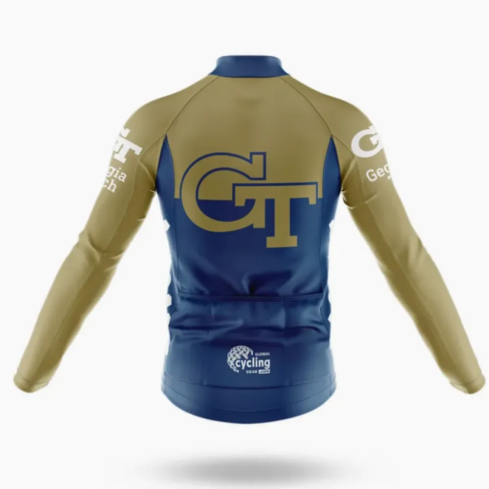 Georgia Tech Cycling Kit Full Set Navy/Gold/White