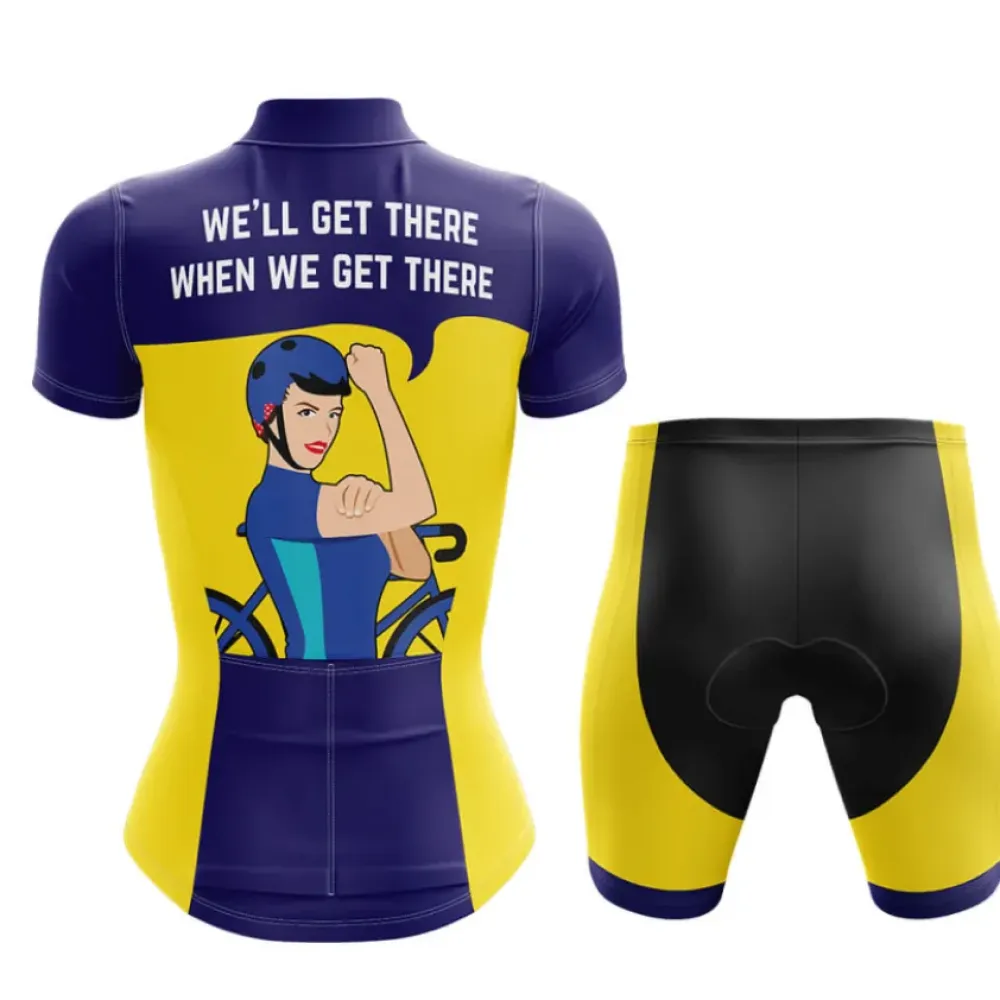 Cycling Kit We'll Get There Navy/Yellow/Black