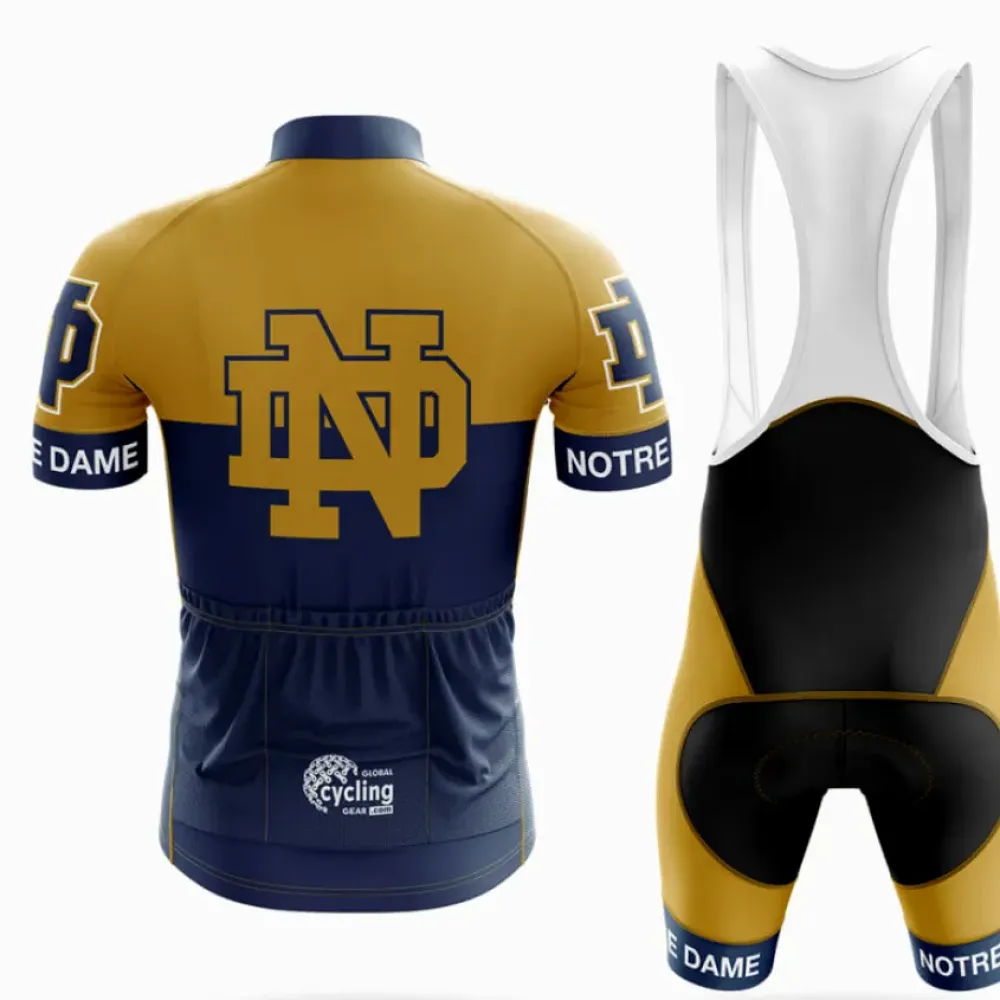 Notre Dame Cycling Jersey Irish Pride Navy/Gold/White
