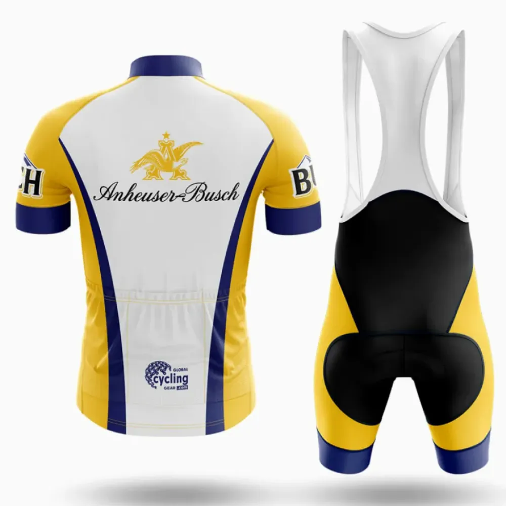 Anheuser-Busch Cycling Kit Full Set Yellow/White/Blue